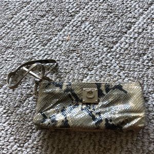 Leather DKNY wristlet